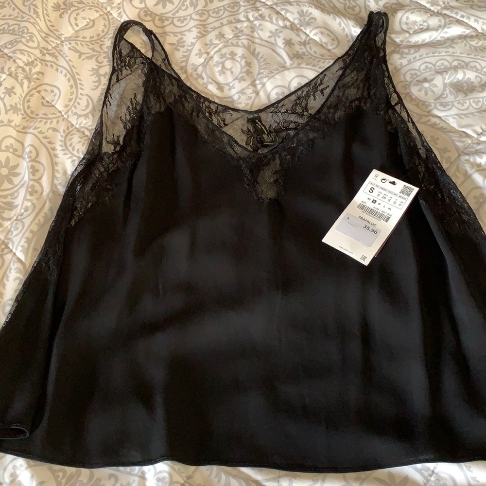 Zara black black top